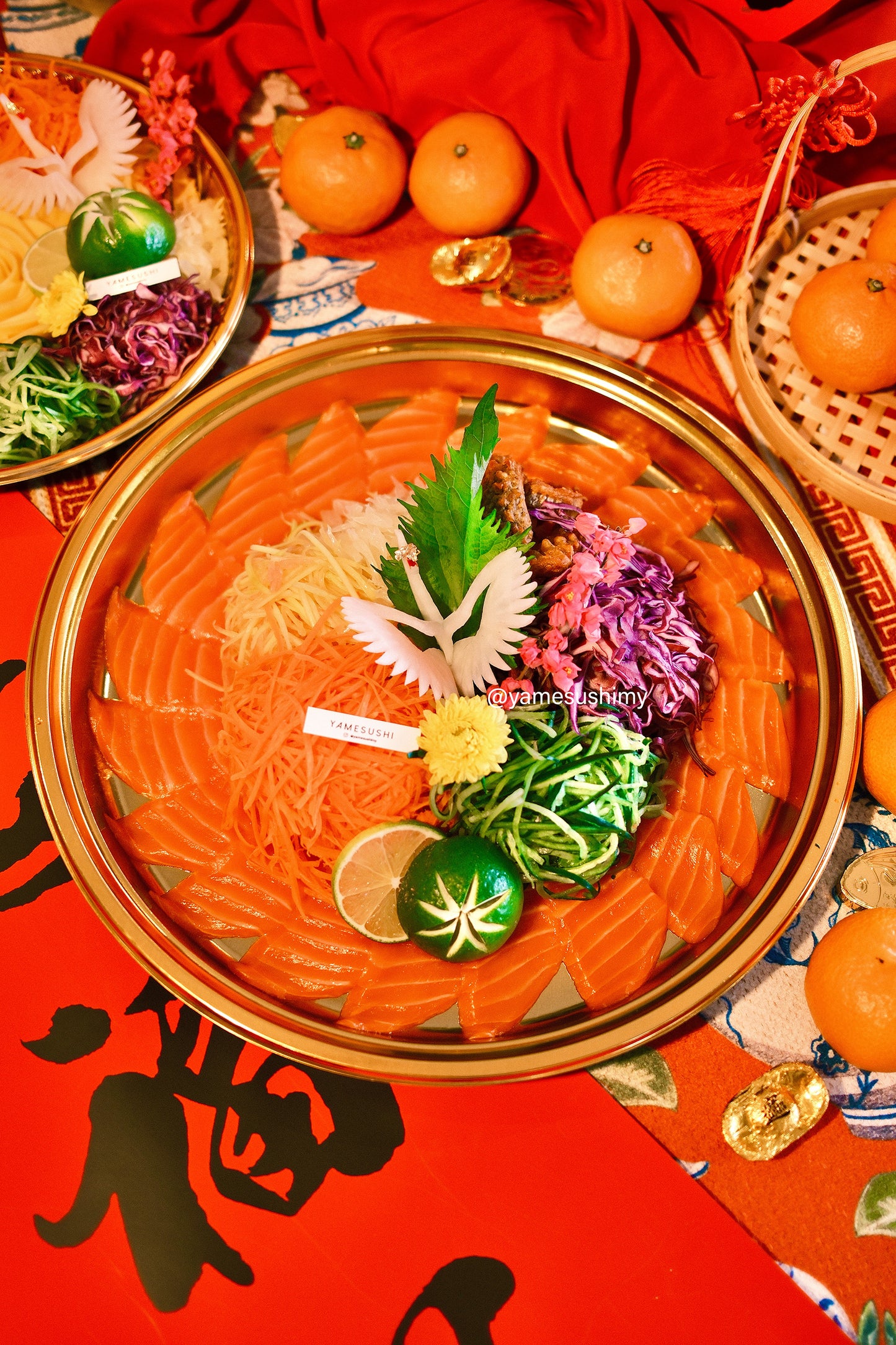 2025 鹤彩缤纷 CRANE Salmon Sashimi Yee Sang (Petite Size)