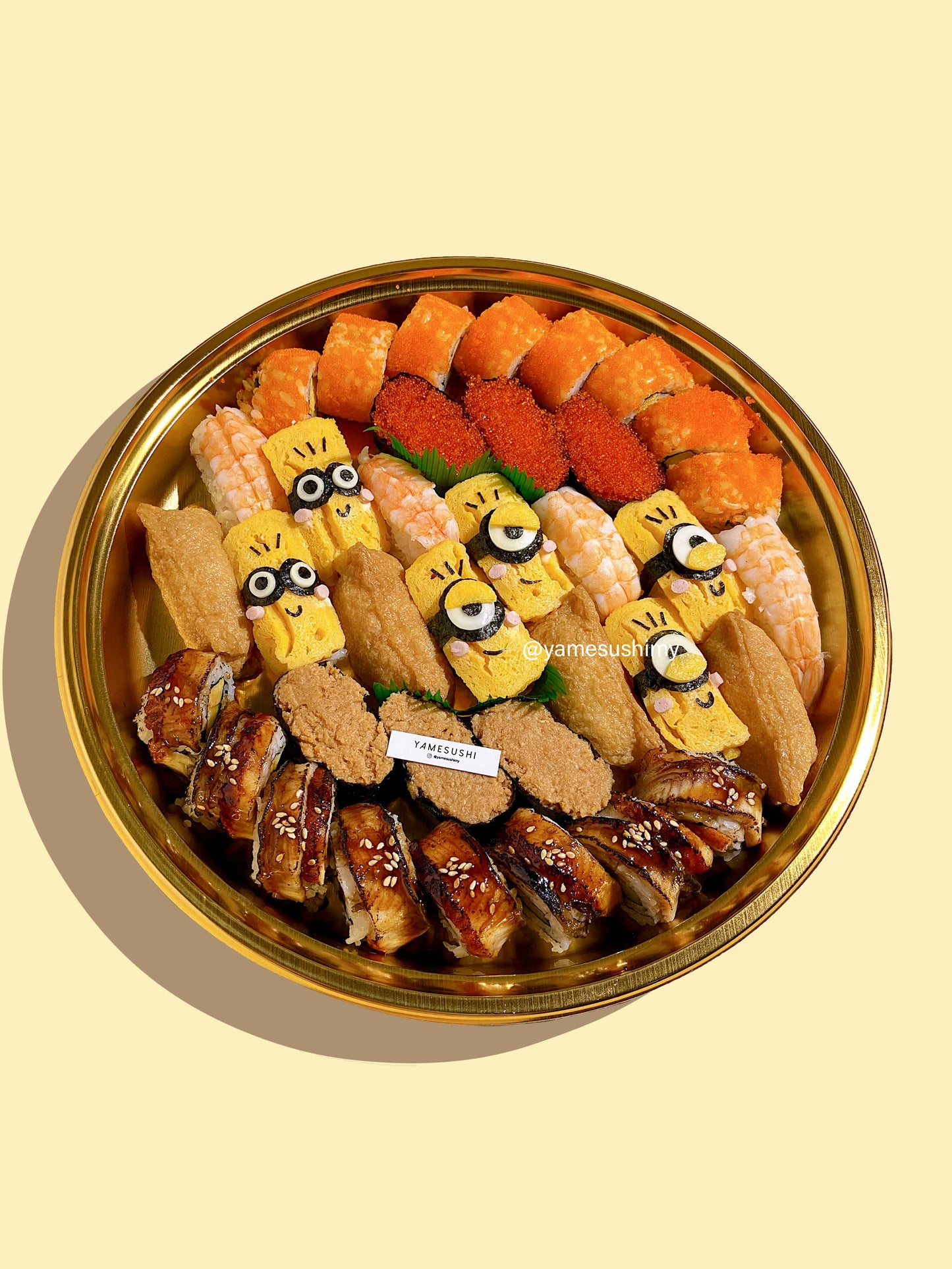 Minions Golden Sushi Platter (Limited Time only)