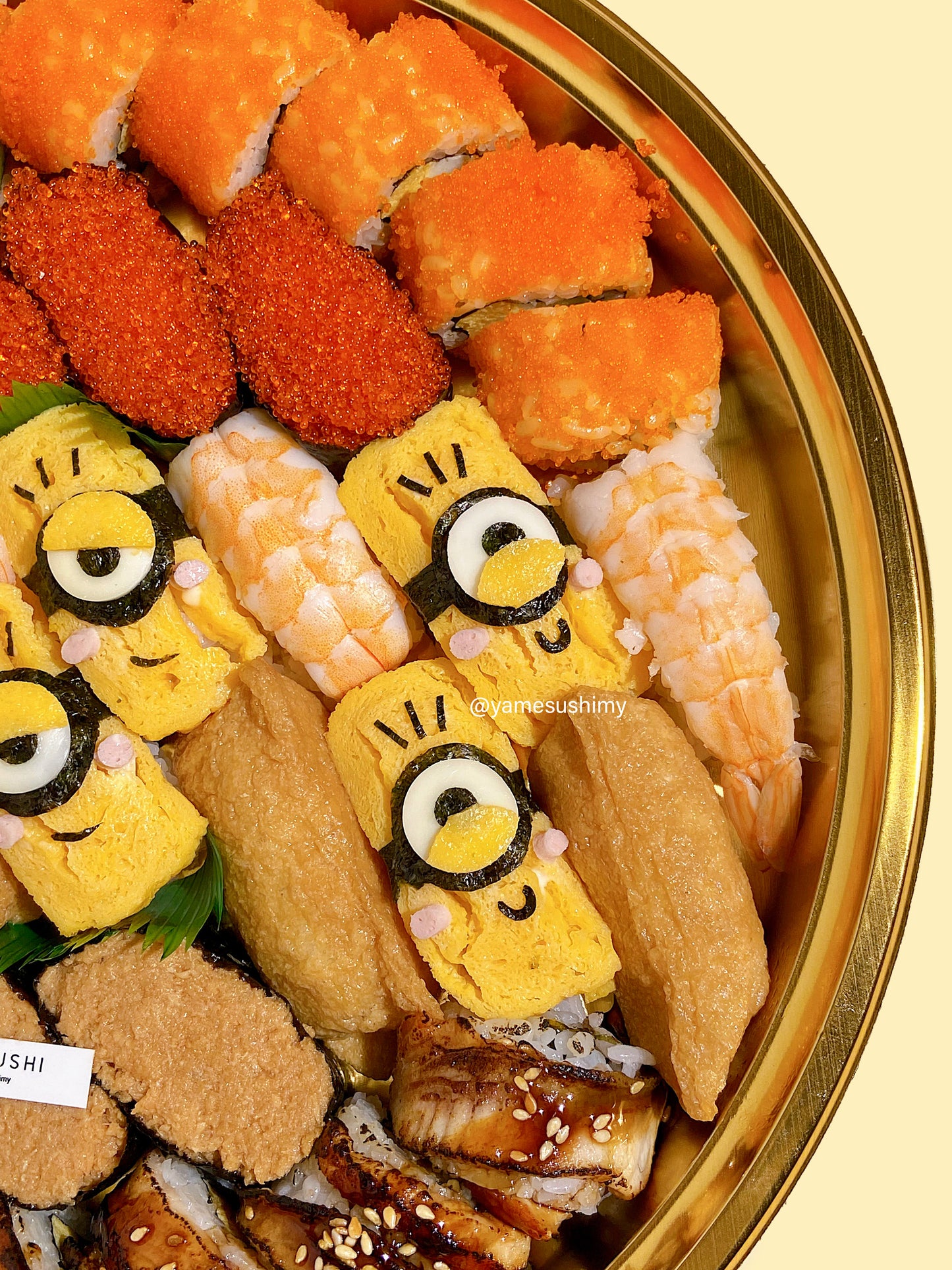 Minions Golden Sushi Platter (Limited Time only)