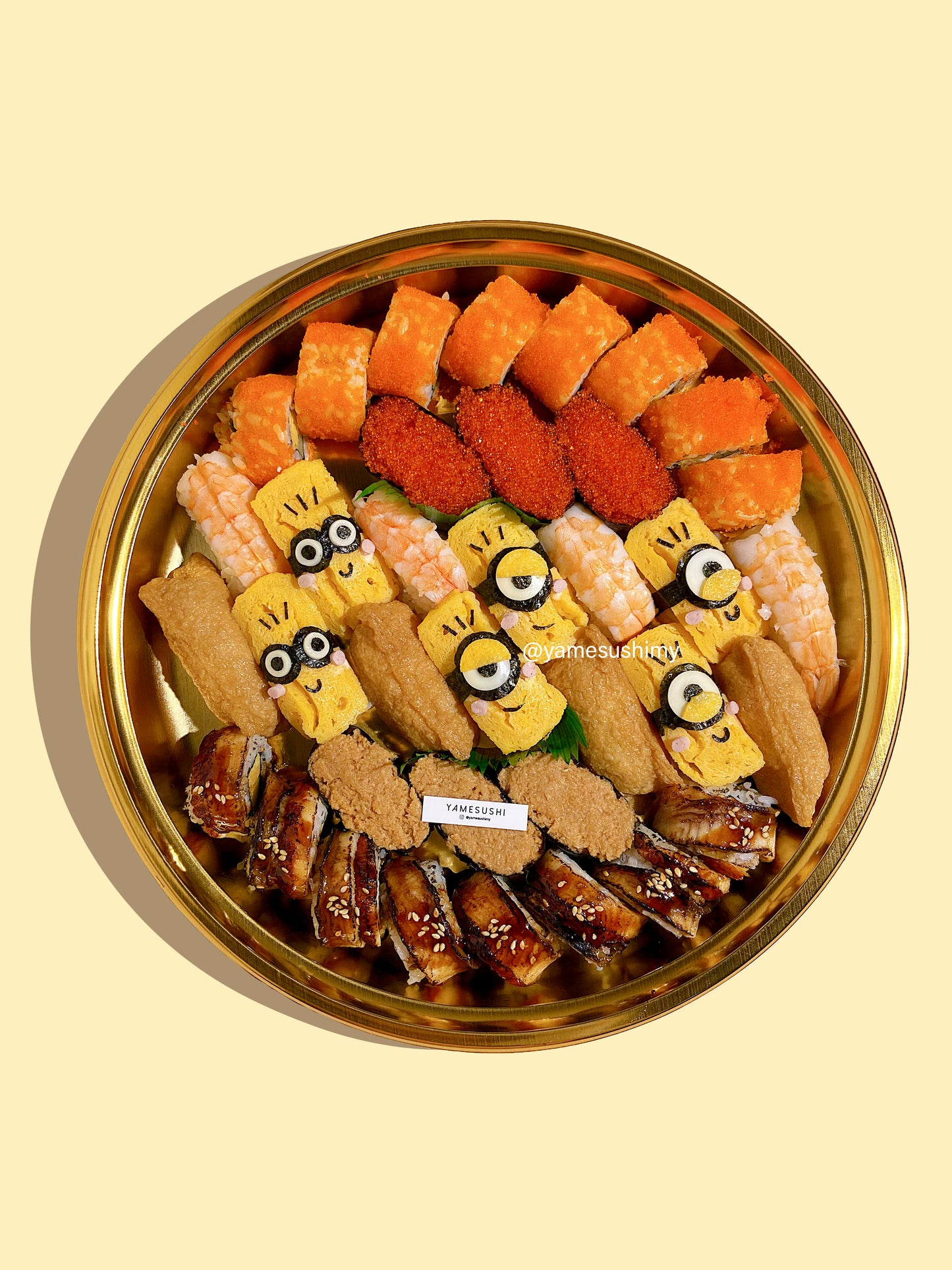 Minions Golden Sushi Platter (Limited Time only)