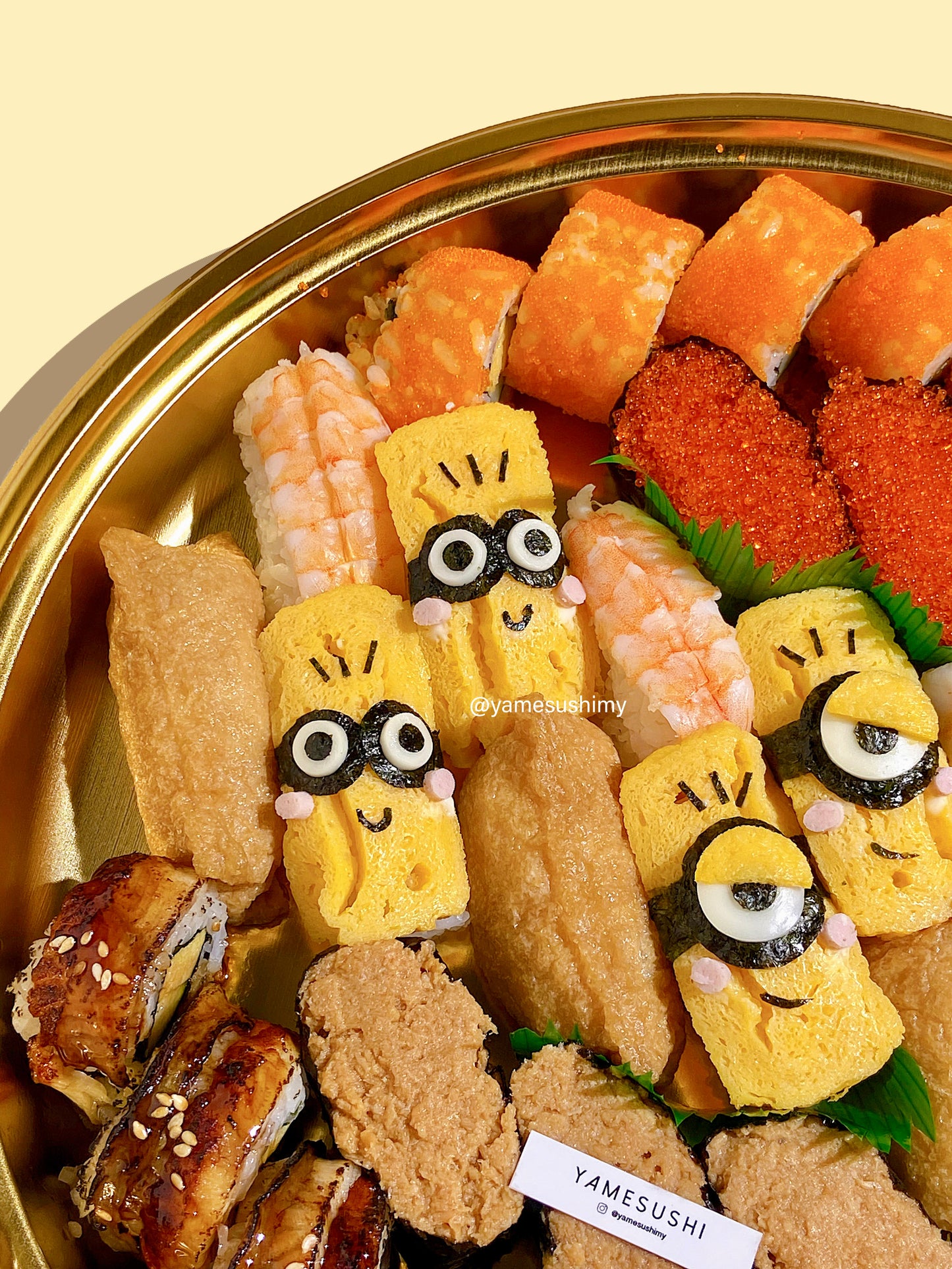 Minions Golden Sushi Platter (Limited Time only)