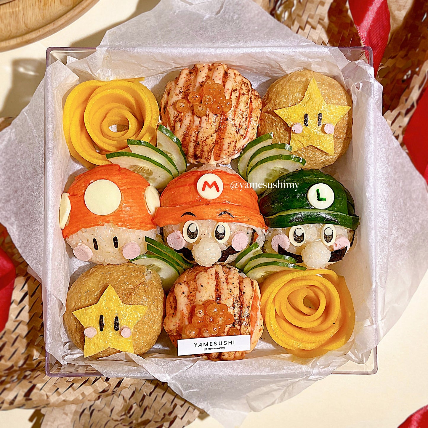 Super Mario Cute Cute Sushi Gift Box