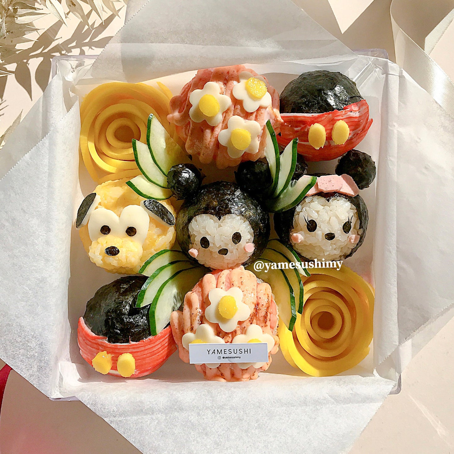 Tsum Tsum Mickey Cute Cute Sushi Gift Box