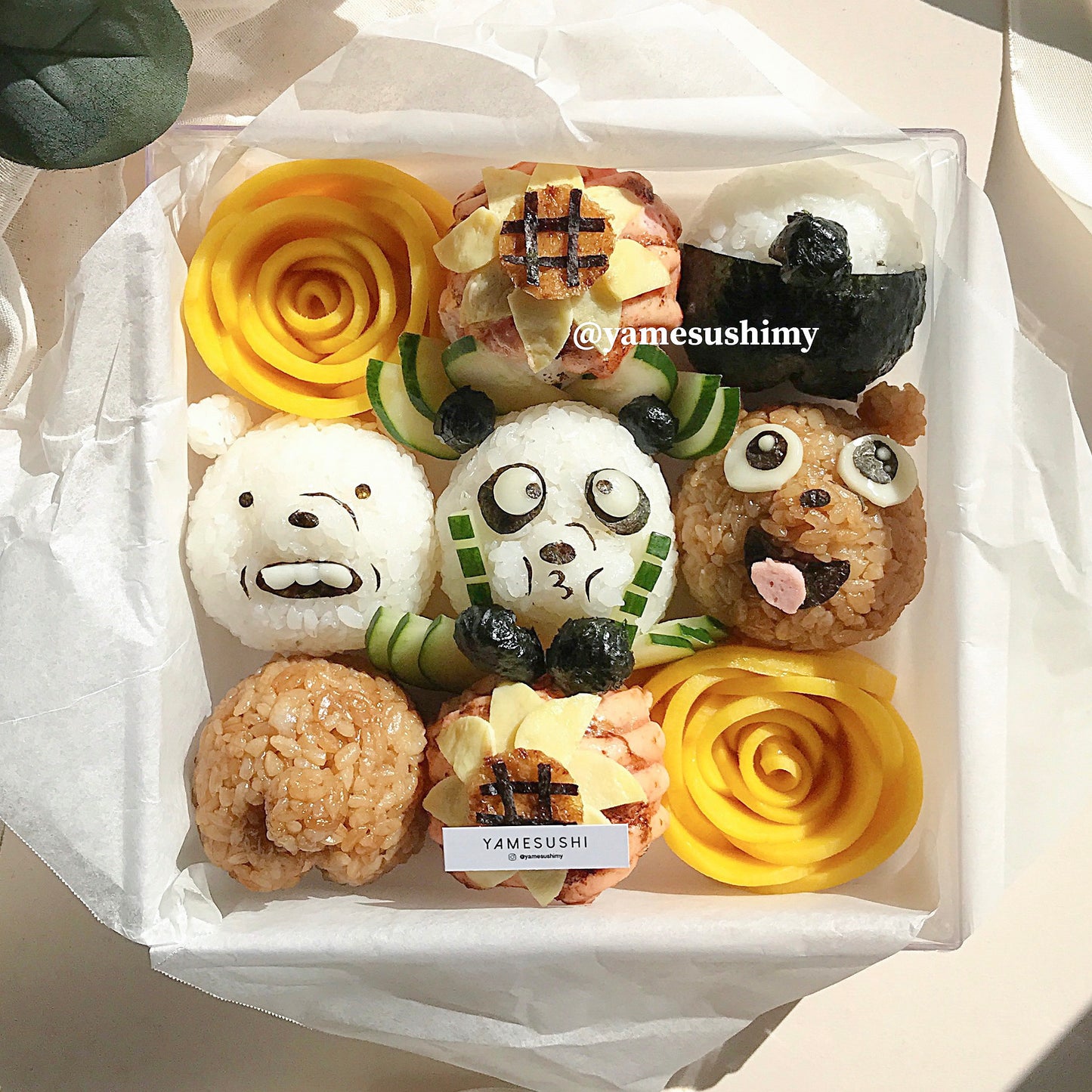 We Bare Bears Cute Cute Sushi Gift Box