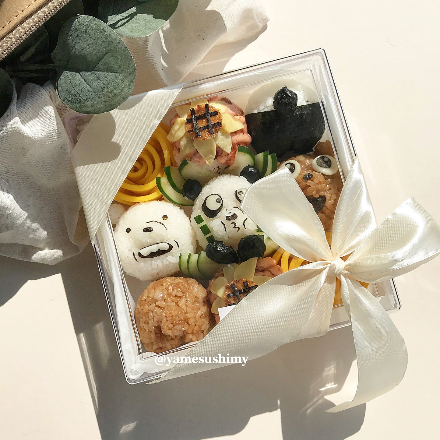 We Bare Bears Cute Cute Sushi Gift Box